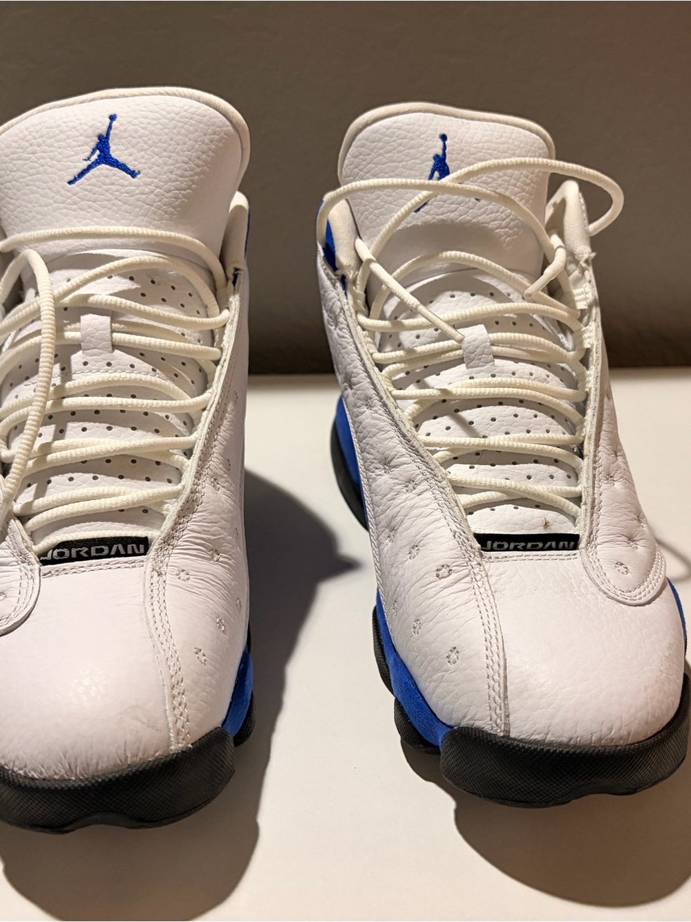 Air Jordan 13 Retro Hyper Royal Men’s 7.5 White Blue 414571-117 w/ Box